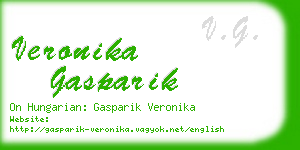 veronika gasparik business card